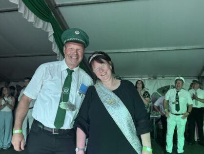 Hervorragende Generalprobe der Mesumer Dorfschützen für das Jubelfest im nächsten Jahr