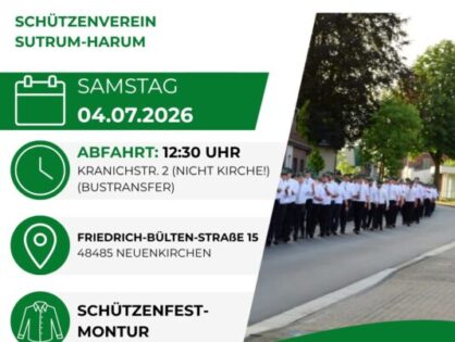 Sternmarsch Sutrum-Harum am 04.07