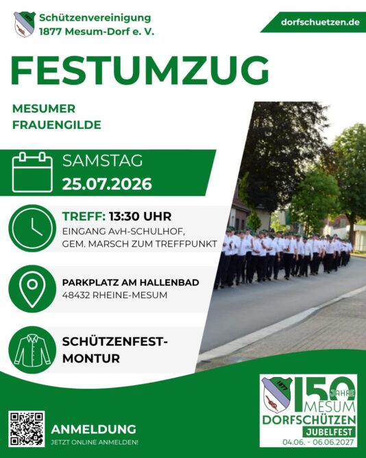 Festumzug Mesumer Frauengilde am 25.07