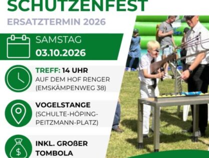 Kinderschützenfest am 03. Oktober