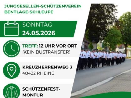 Sternmarsch Bentlage-Schleupe am 24.05