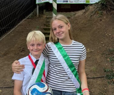 Hugo und Femi neues Kinderkönigspaar