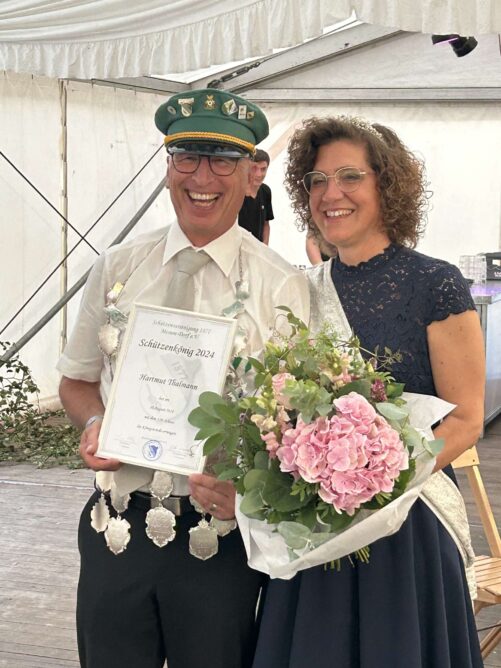 Königspaar 2024 Hartmut und Sandra